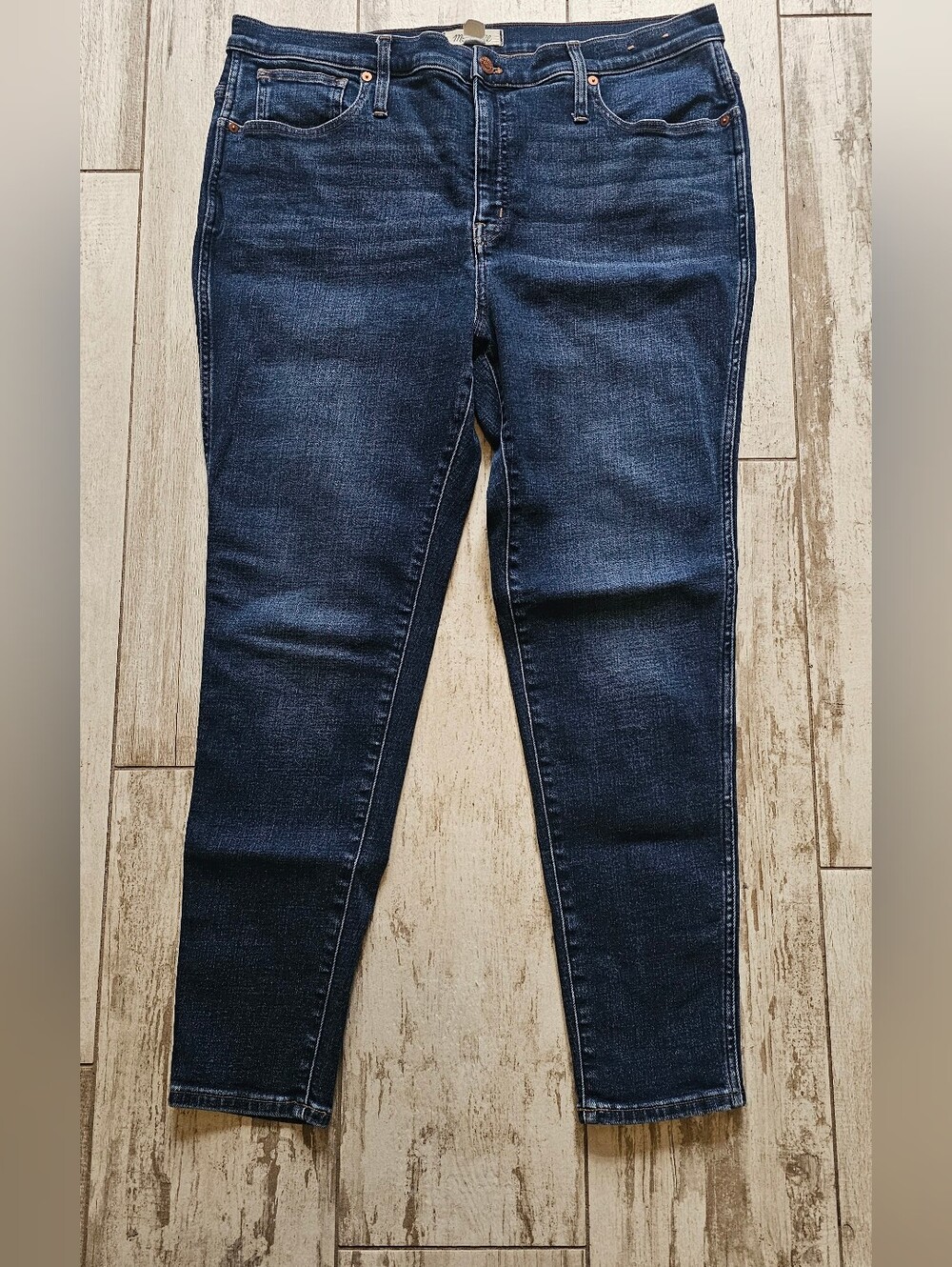 Madewell Women's Dark Blue Skinny Jeans 33 / 16-18